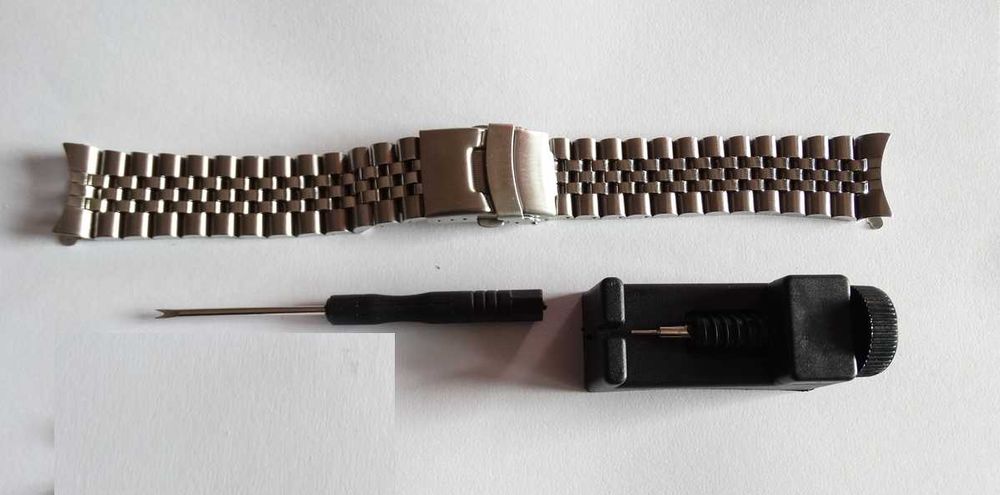 Solidna bransoleta Jubile Oyester 20mm 22mm do zegarka Seiko Citizen