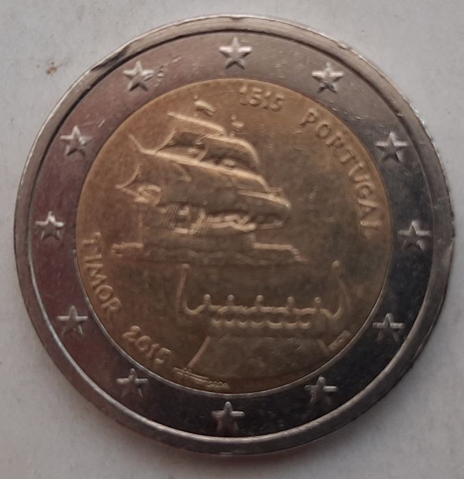 Moeda 2 euros Timor 2015