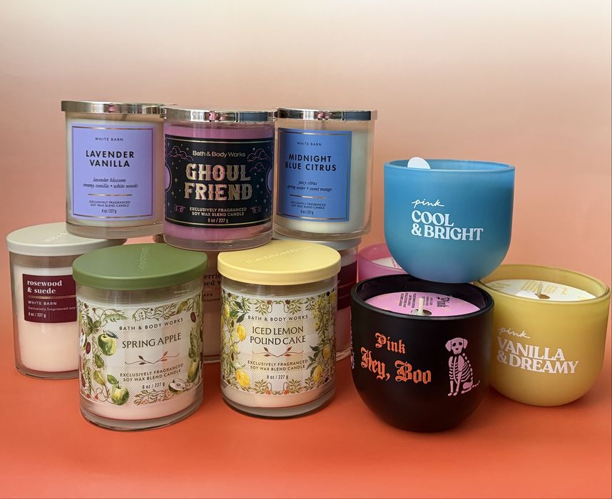 Свічка Pink, Bath and body works, Victoria’s Secret