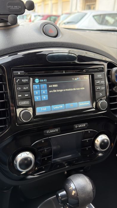 Rádio / Auto Rádio com multimidia, bluetooth e gps para Nissan Juke 2010 até 2014. Funcionando emmperfeito estado.