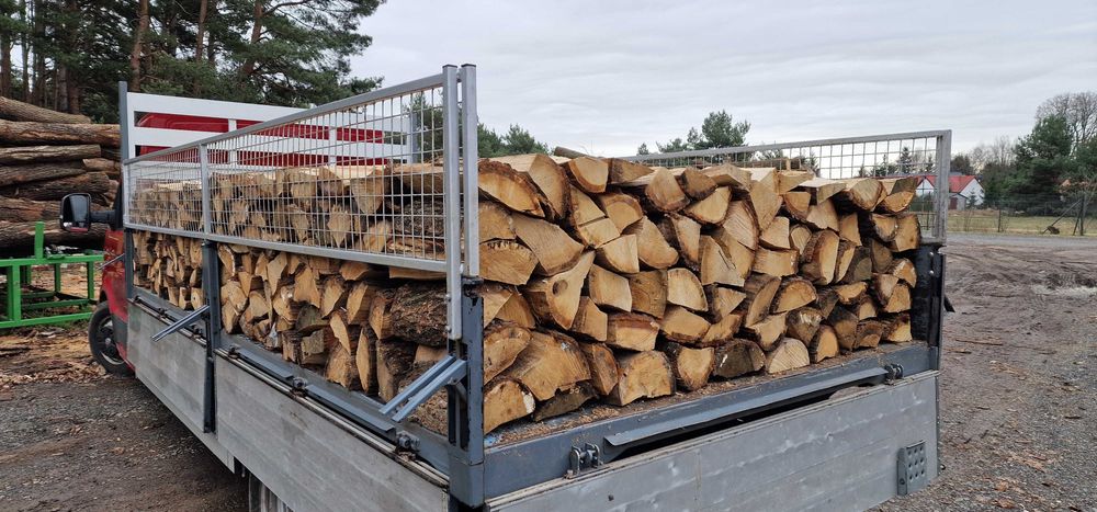 DREWNO KOMINKOWE opałowe Żagań suche Dąb Akacja Brzoza Sosna Transport