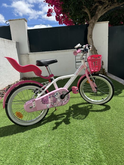 Bicicleta criança B'TWIN 16" + OFERTA Acessórios!