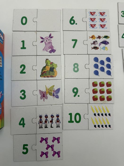 Настільні ігри Ранок Лунтикова школа рахунок увага мислення