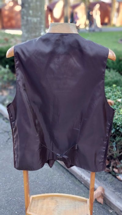 Colete de motard em camurça