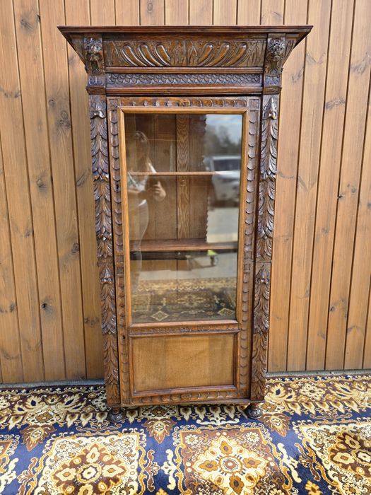 Mała witryna biblioteczka eklektyczna  #1786 Stylowy Węgrów