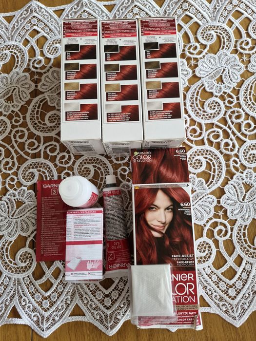 Farby Garnier 4 sztuki  Nowe.