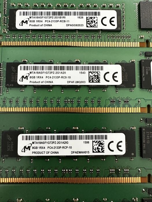 Серверна пам'ять DDR4 8gb samsung/hynix pc4-2133/2400/2666/2933 rdimm