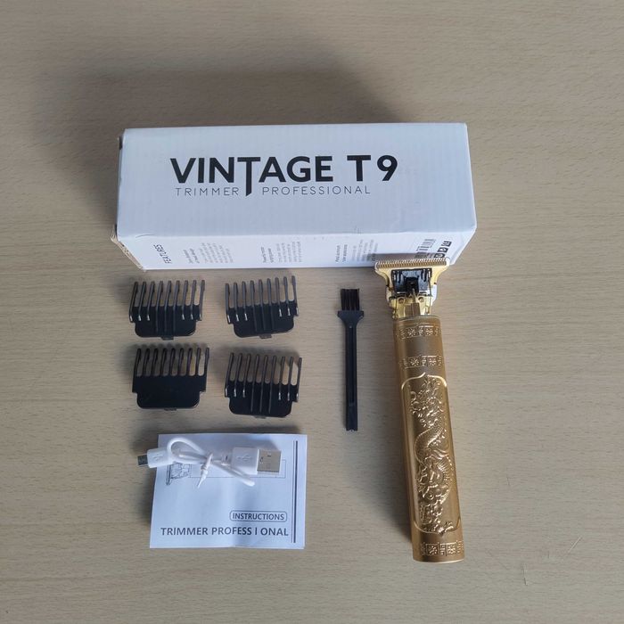 Máquina de Cortar Cabelo e Barba Estilo Retro