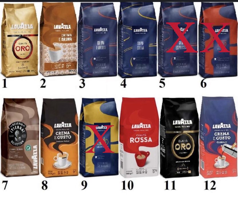 Кава зерно/мелена LAVAZZA кофе 1 кг ОПТ