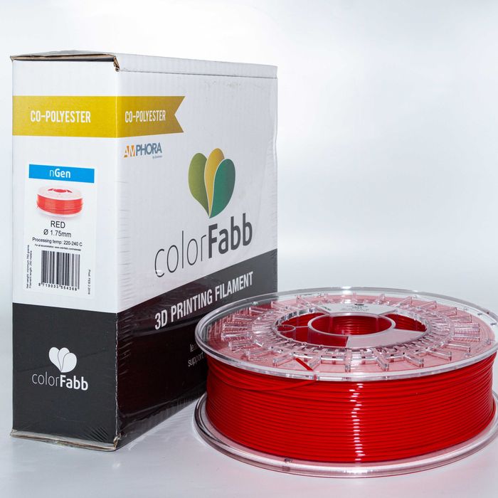 Filamento 3D NGEN RED 1,75mm /750g