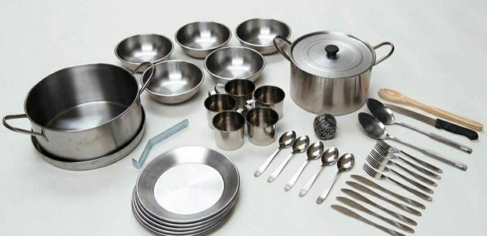 Набори посуды из нержавеющей стали