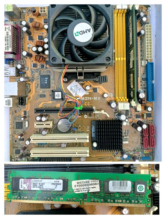 Материнська плата Asus M2N-MX SE Плюс модуль оперативної пам'яті Kingston ValueRAM
