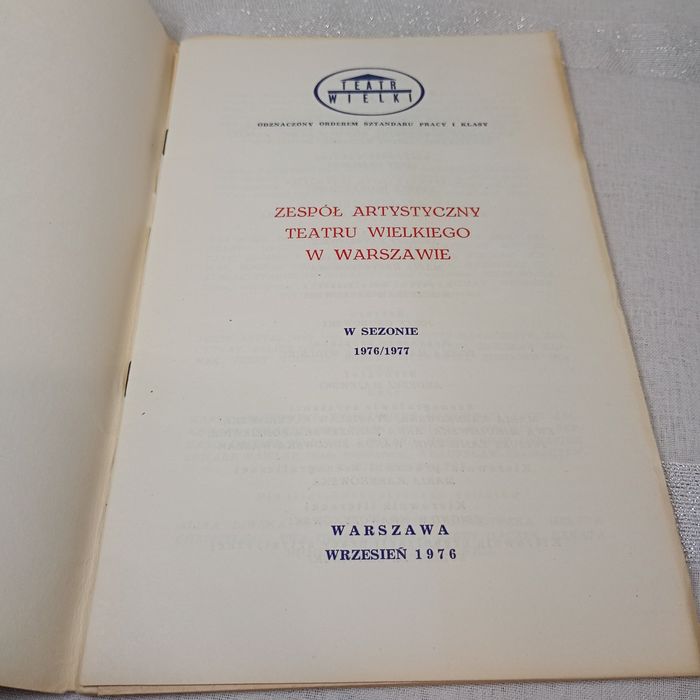 Program teatralny. Katarzyna Izmajłowa