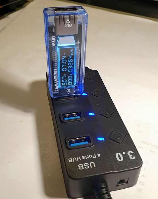 Adapter Hub rozdzielacz 4xUSB rozgałęźnik