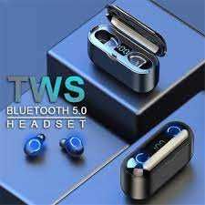 Auriculares bluetooth true wireless stereo F9 TWS