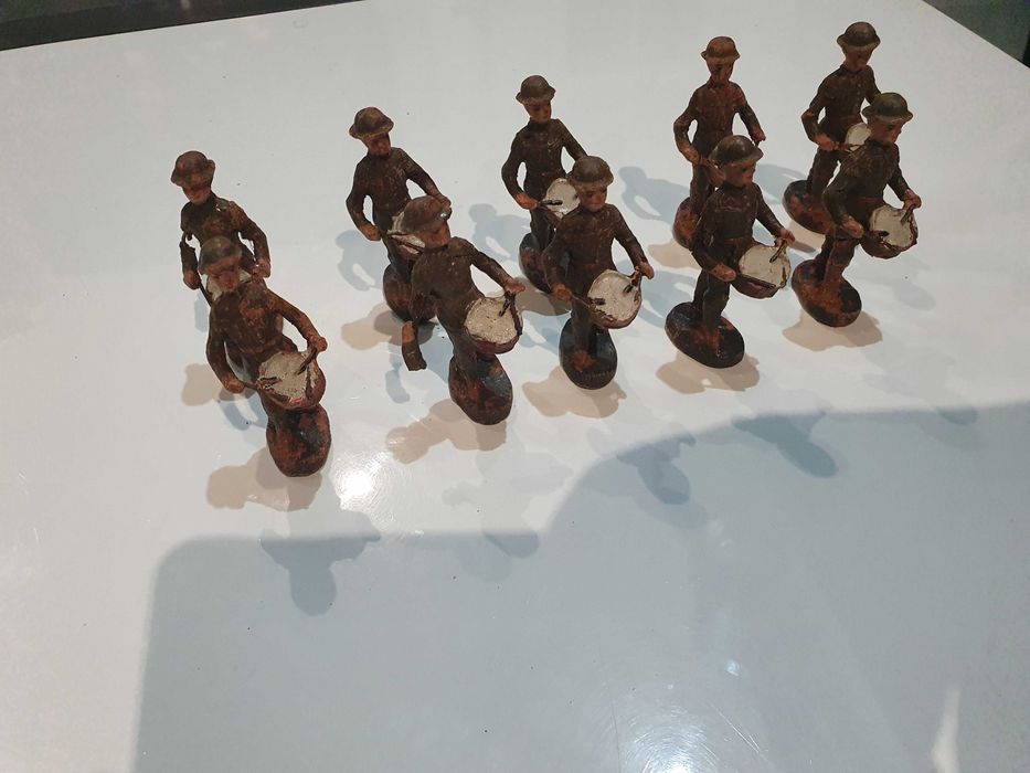 Elastolin Germany. Bardzo stare figurki żołnierzyków