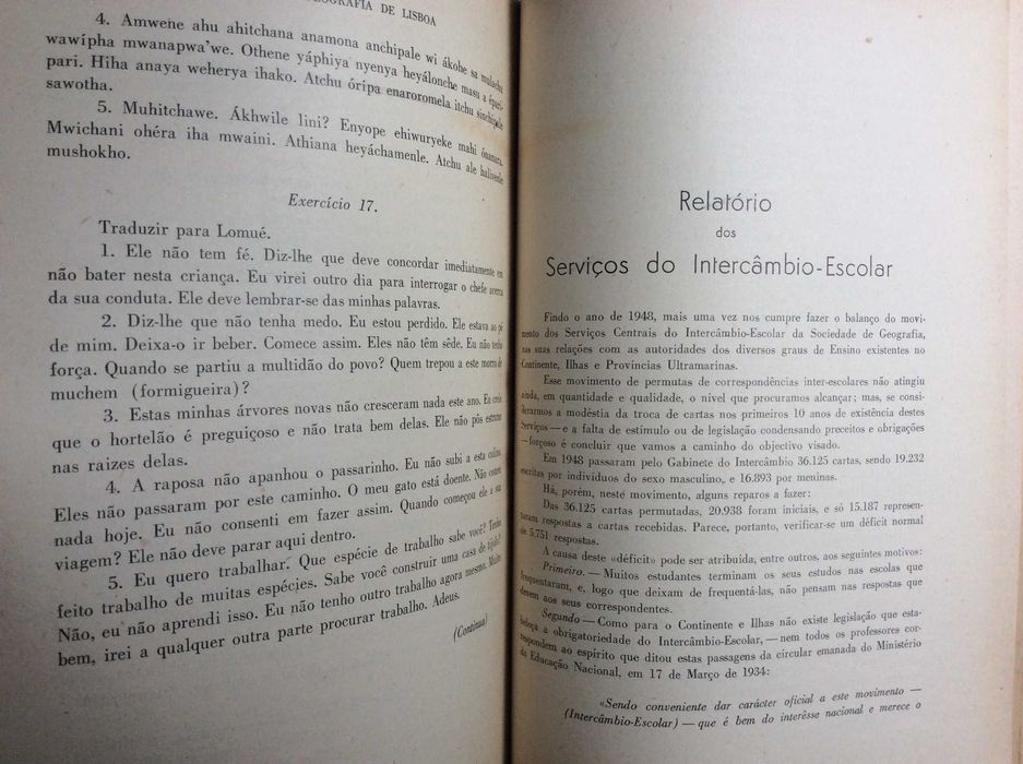 Boletim da Sociedade de Geografia de Lisboa.  1949. Ver sumário