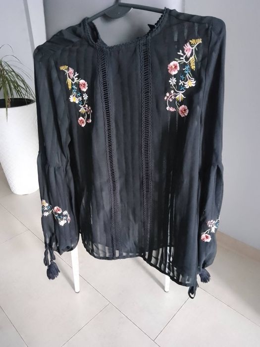 Bluzka zwiewna New Look rozmiar 38 M stan idealny