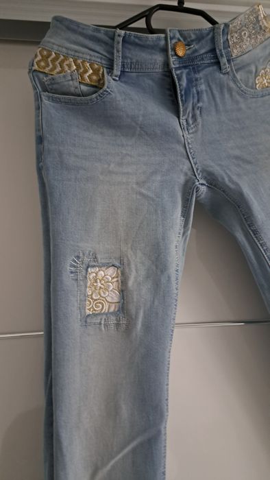 Spodnie jeansy Desigual XS