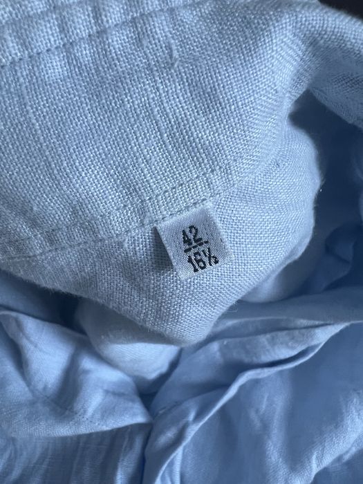 Лляна сорочка 42 розмір Armani оверсайз