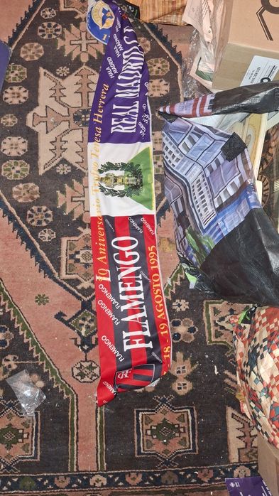 Cachecol Slb Benfica Teresa Herera Real Madrid Flamengo