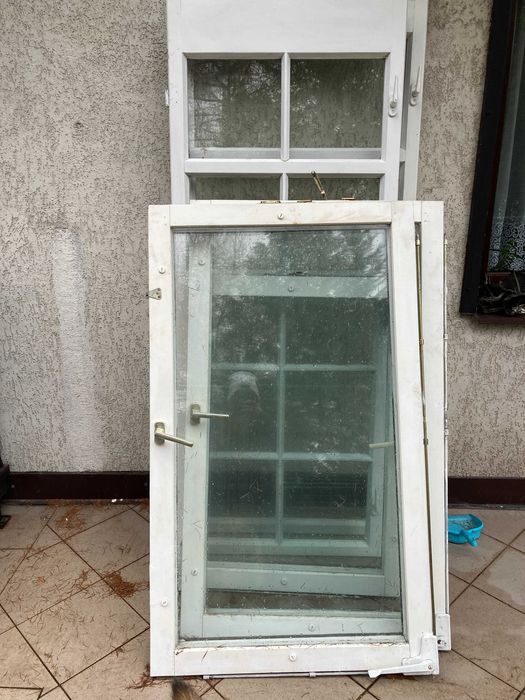 Okna drewniane z demontażu