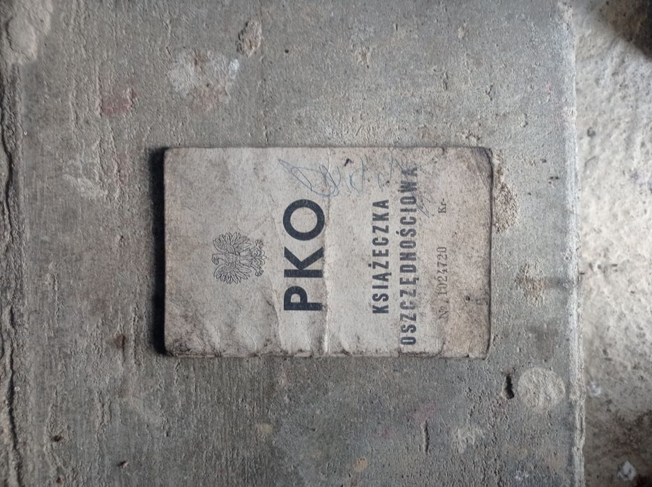 Książeczka PKO z czasów PRL