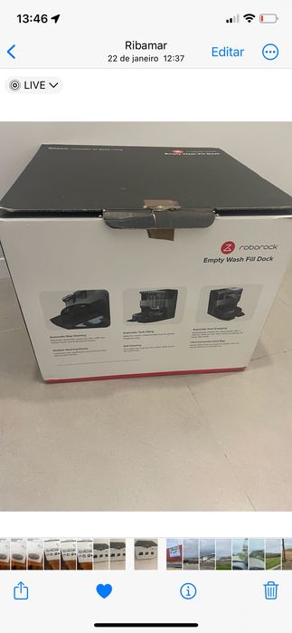 Aspirador Robô ROBOROCK Roborock S7 Max Ultra novo