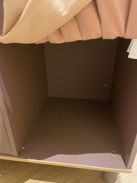 Cozinha de brincar rosa velho