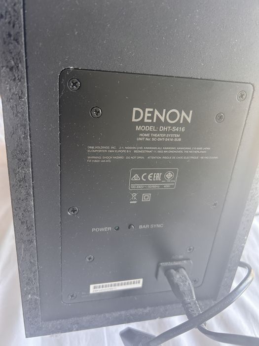 Barra de som Denon DHT S-416