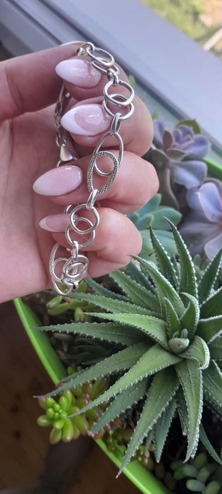 Срібний брослет довжина 20 см в дуже гарному стані,одягала лише 5 раз