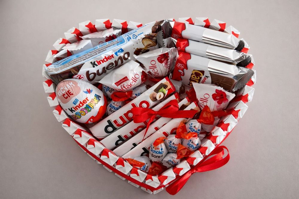 Serce Kinder XXL – prezent dla niej, gotowy