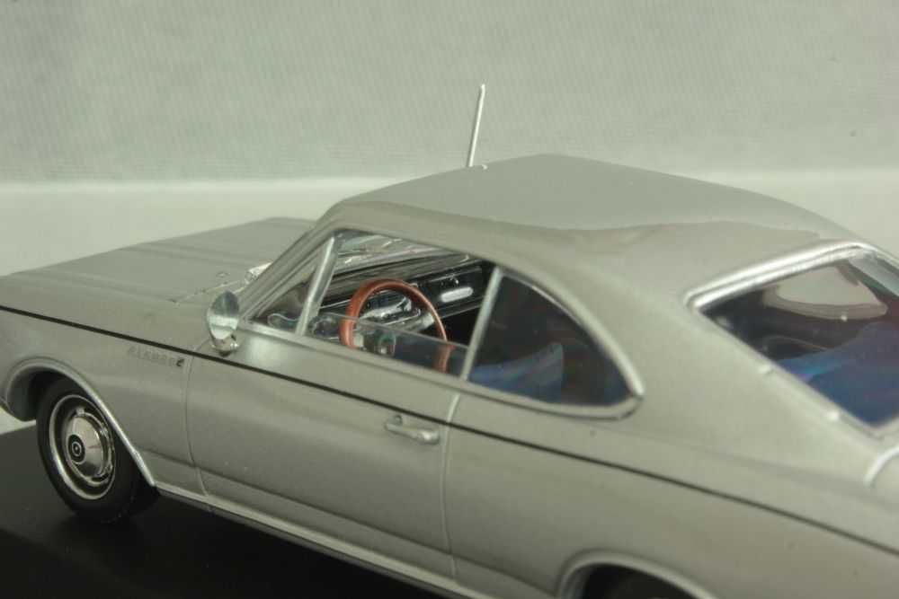 Opel Rekord C Coupe Silver 1966 Minichamps model 1:43