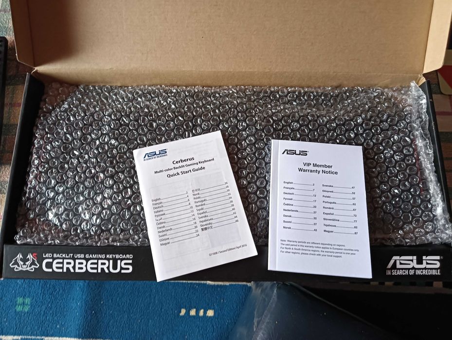 Teclado Gaming ASUS Cerberus MKII