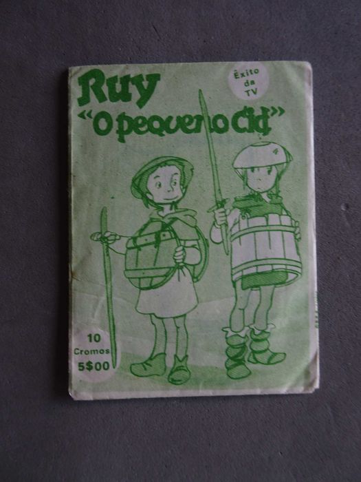 Carteira de cromos fechada Ruy "O Pequeno Cid" - Disvenda (verde)