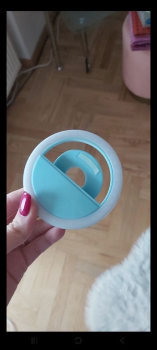 Lampa pierscien  led swiatlo do selfie sinsay flash