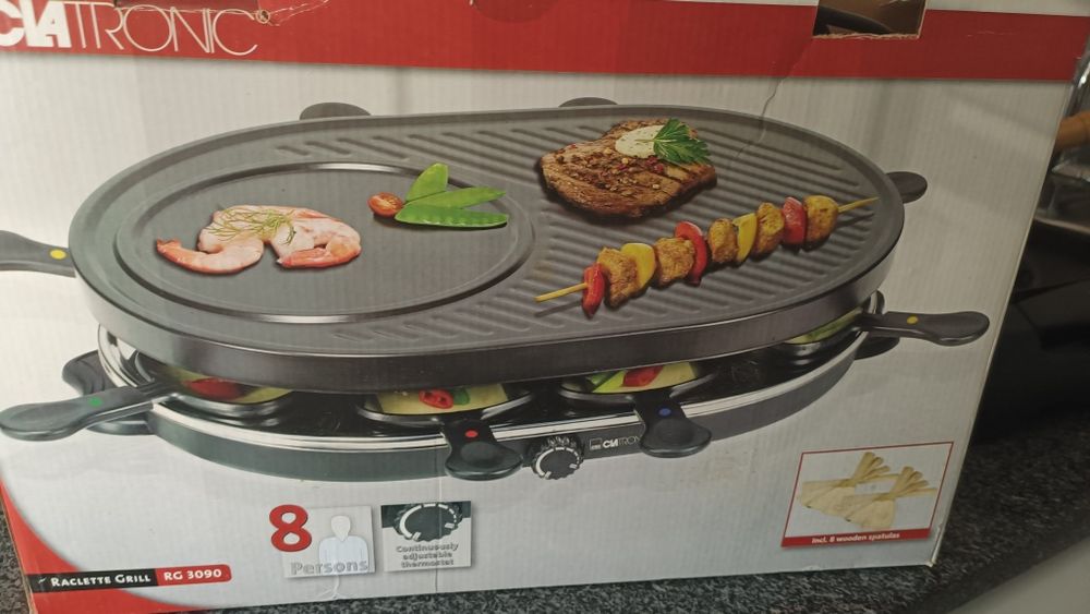 Raclette grill como novo