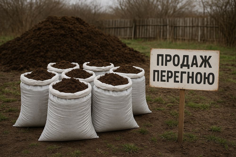 Перегній торф в мішках