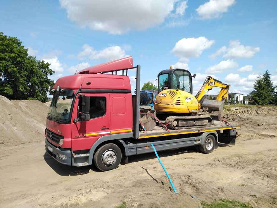 Transport  niskopodwozie laweta platforma, pomoc drogowa