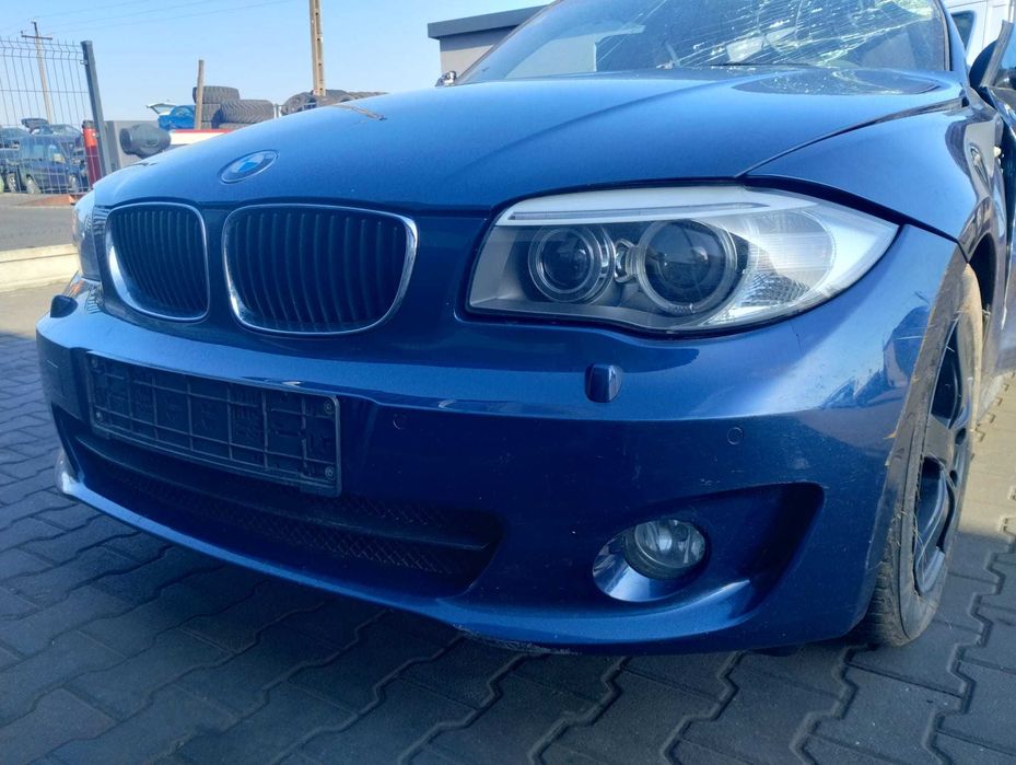 Zderzak przód BMW 1 E82 Coupe  E88 Cabrio LIFT A76 TIEFSEEBLAU, części