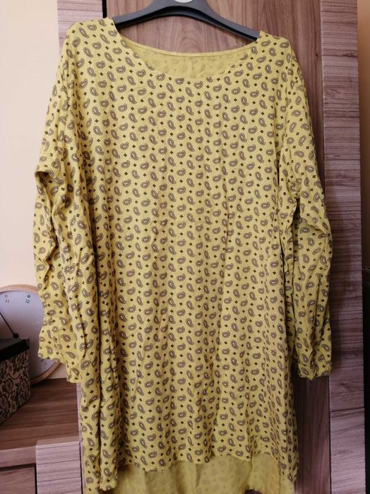 Sukienka letnia damska długi rękaw