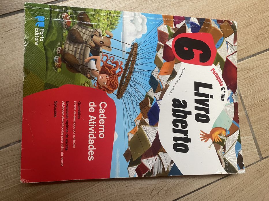 Caderno atividades 6 ano usado bom estado