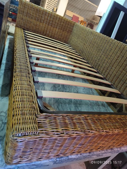 Chaise longue em vime