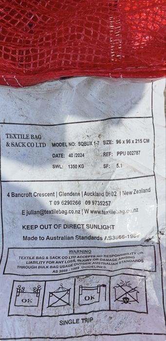 Worki Big Bag PREMIUM – czyste, mocne, 1350 kg