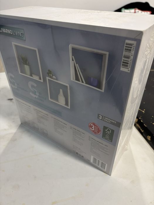 Estantes cubo branca