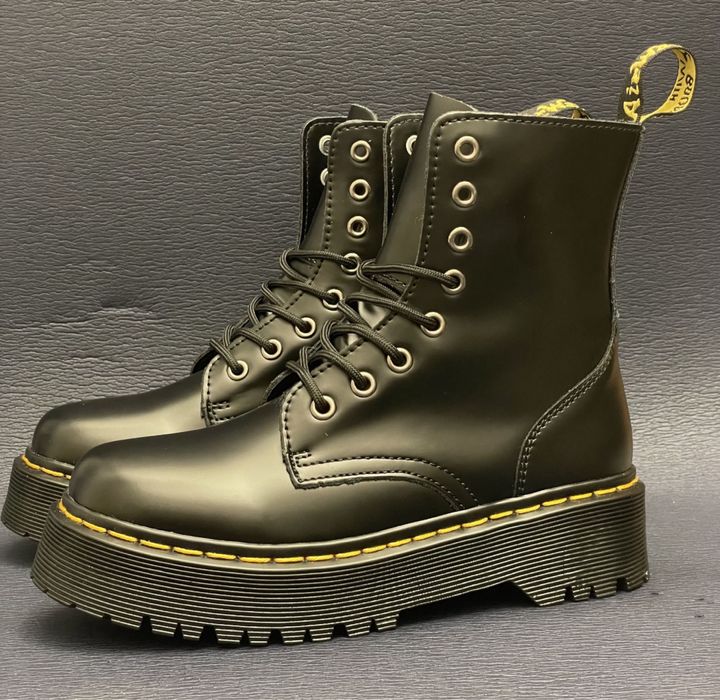 Glany platforma gotyckie emo goth punk workery kozaczki botki Dr Boots