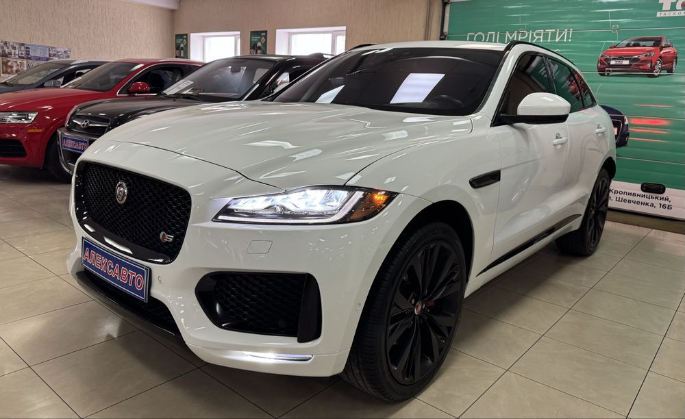 Jaguar F-Pace S AWD 3.0i V6 24V 8АКПП 2018 р.в. (345 к.с.)