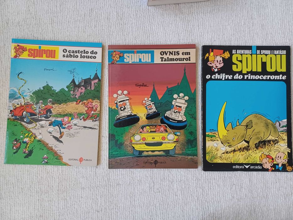Livros Spirou (Arcádia/Pública)