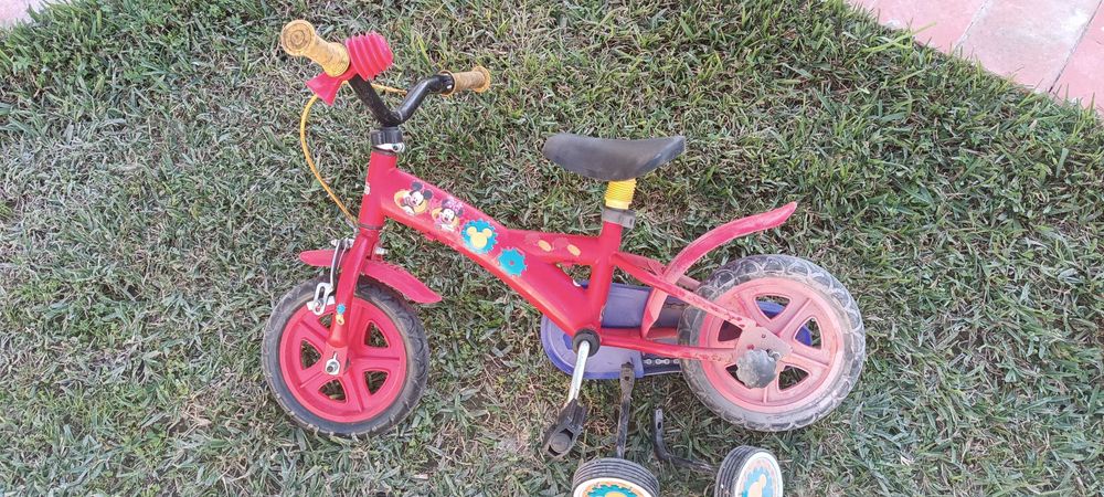 bicicleta da minnie e mikey
