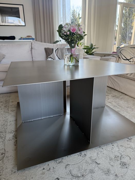 Stolik kawowy duży stal